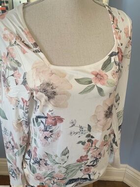 Floral Print Women's Top for spring
